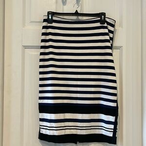 WHBM Striped Skirt